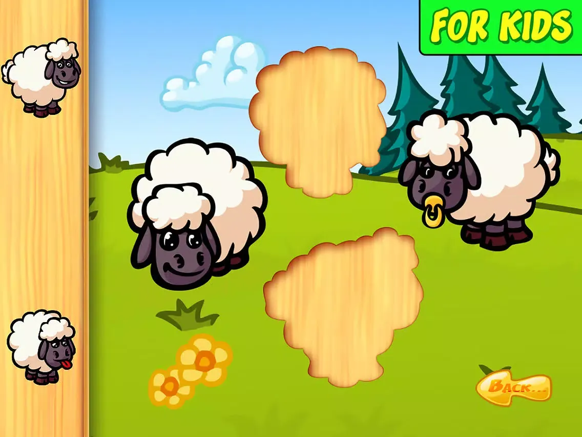 Ảnh chụp màn hình của Animal Babies Kids Puzzle iPad 