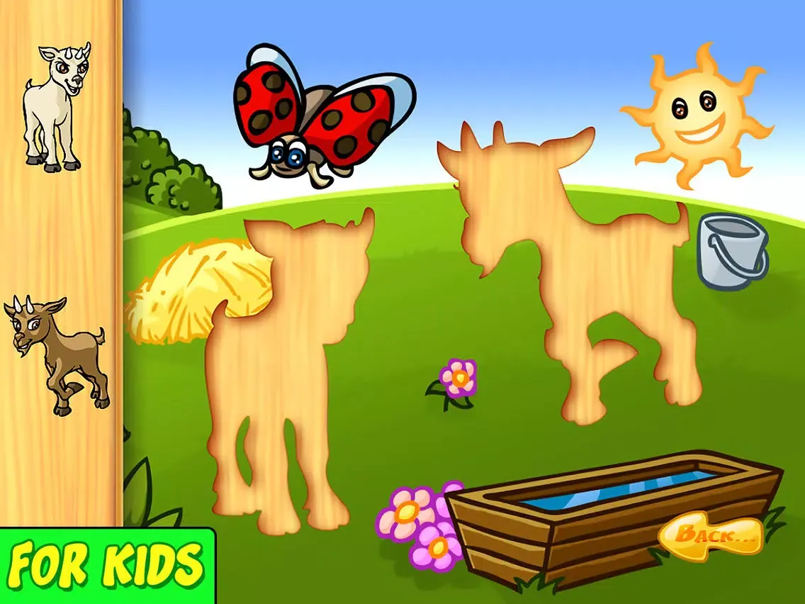 Ảnh chụp màn hình của Animal Babies Kids Puzzle iPad 
