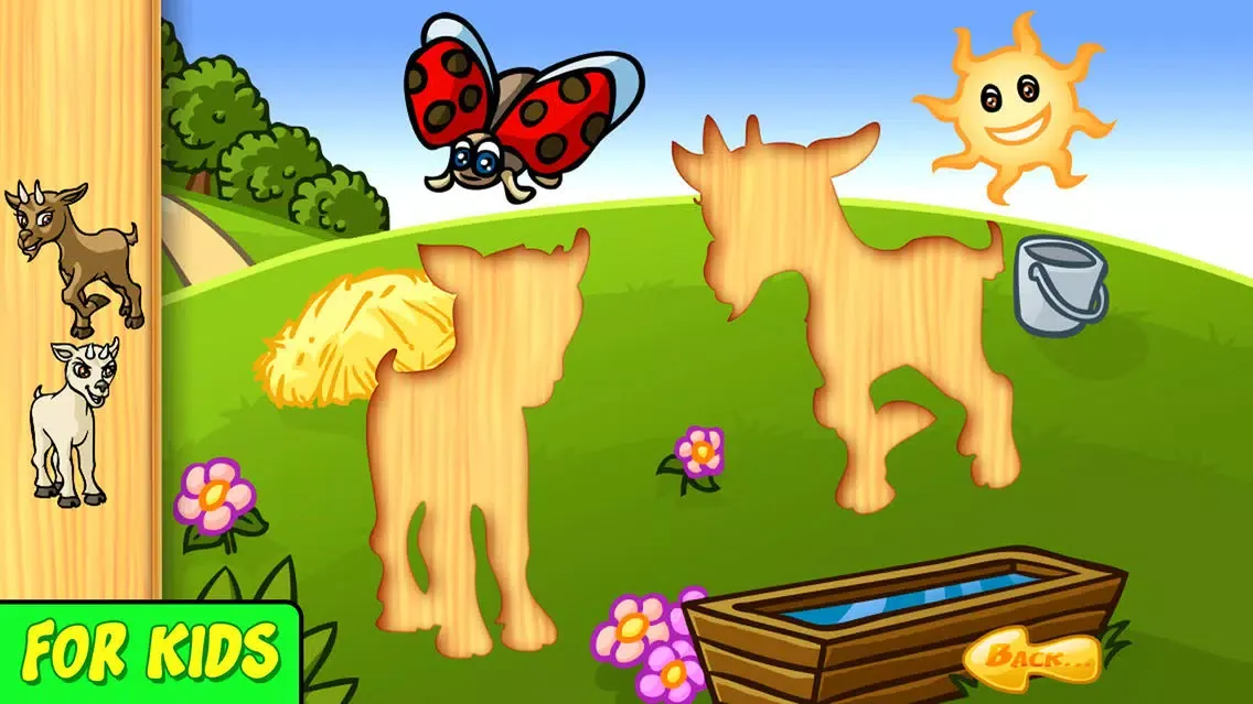 Ảnh chụp màn hình của Animal Babies Kids Puzzle
