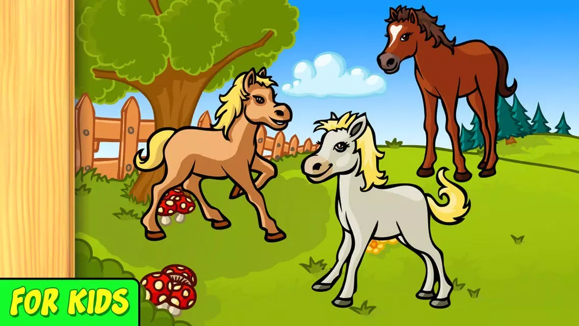 Ảnh chụp màn hình của Animal Babies Kids Puzzle