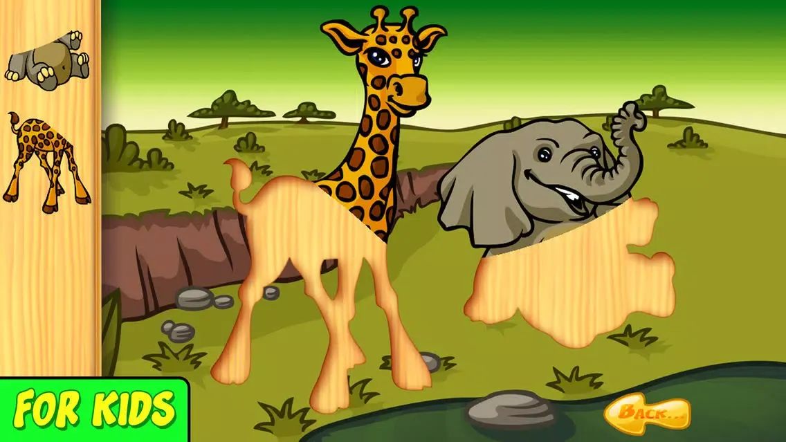 Ảnh chụp màn hình của Animal Babies Kids Puzzle