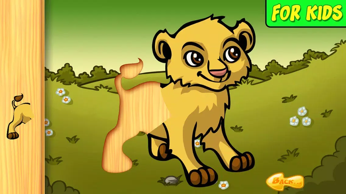Ảnh chụp màn hình của Animal Babies Kids Puzzle