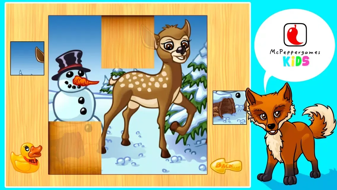 Animal Puzzle & Coloring Book for Toddlers 스크린샷