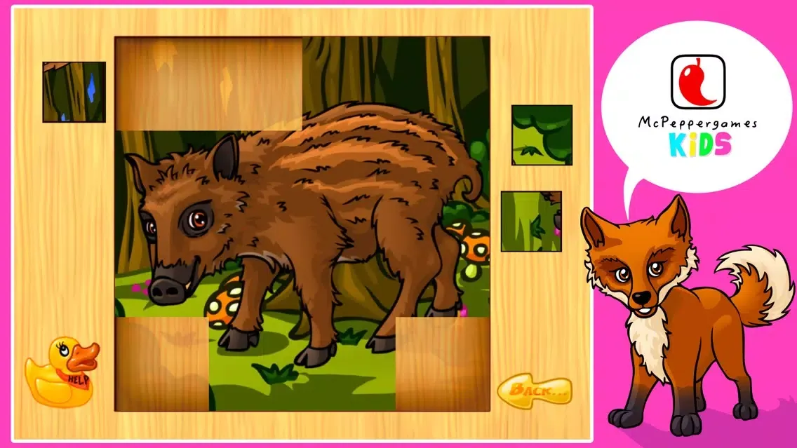 Animal Puzzle & Coloring Book for Toddlers 스크린샷