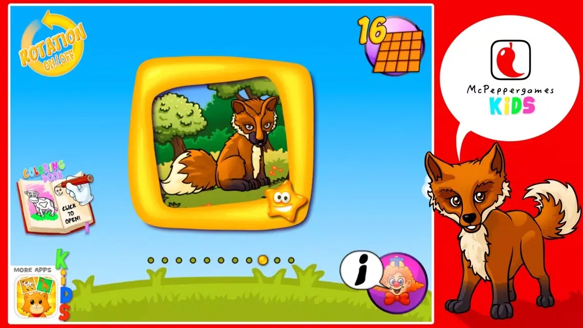 Animal Puzzle & Coloring Book for Toddlers 스크린샷