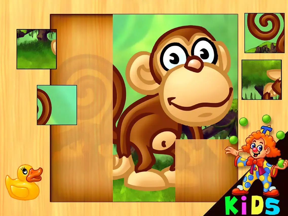 Screenshot di Wild Animal Puzzle for Kids iPad 