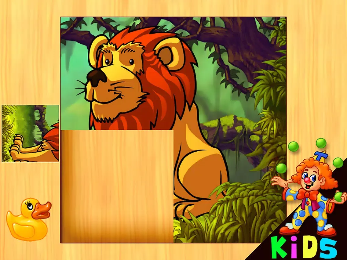 Screenshot di Wild Animal Puzzle for Kids iPad 