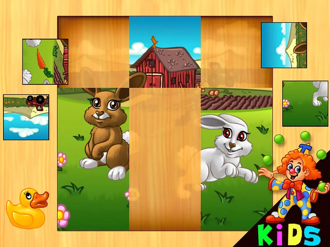 Animal Babies Puzzle for Kids iPad  سکرین شاٹس