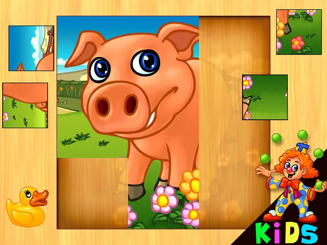 Animal Babies Puzzle for Kids iPad  سکرین شاٹس