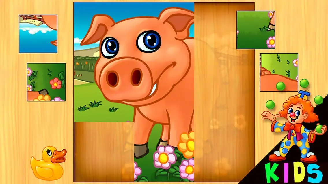 Animal Babies Puzzle for Kids سکرین شاٹس