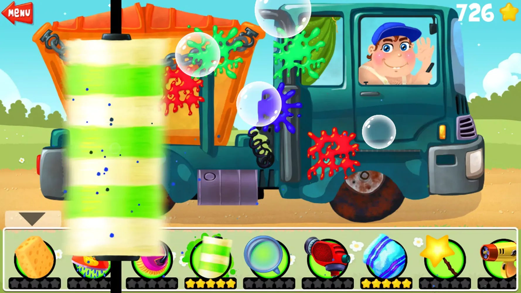 Amazing Car Wash Game For Kids應用截圖