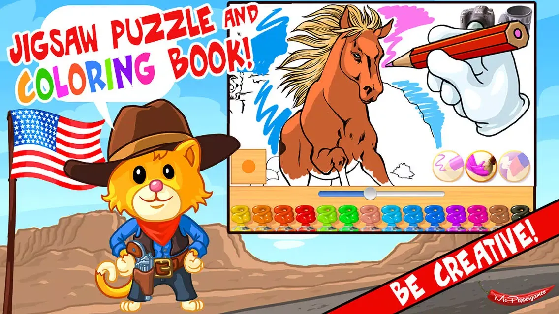 Capturas de tela do Amazing Wild Animals Jigsaw Puzzles for Kids