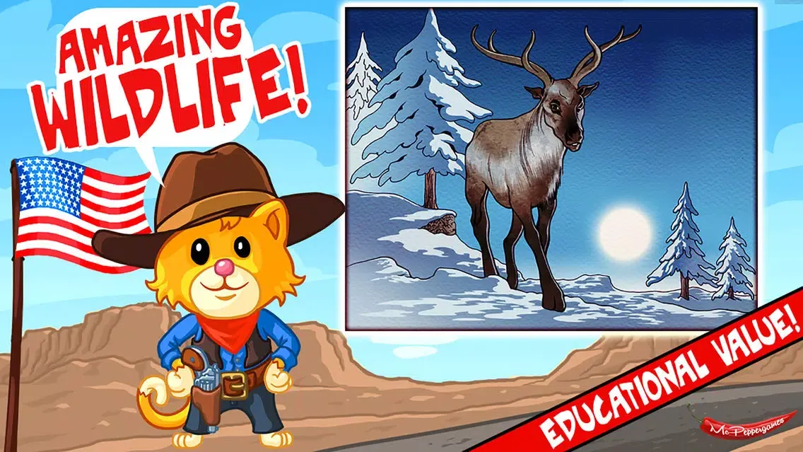 Capturas de tela do Amazing Wild Animals Jigsaw Puzzles for Kids