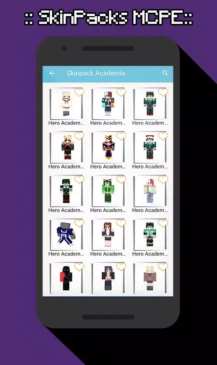 Capturas de pantalla de SkinPacks HeroAcademia for Min