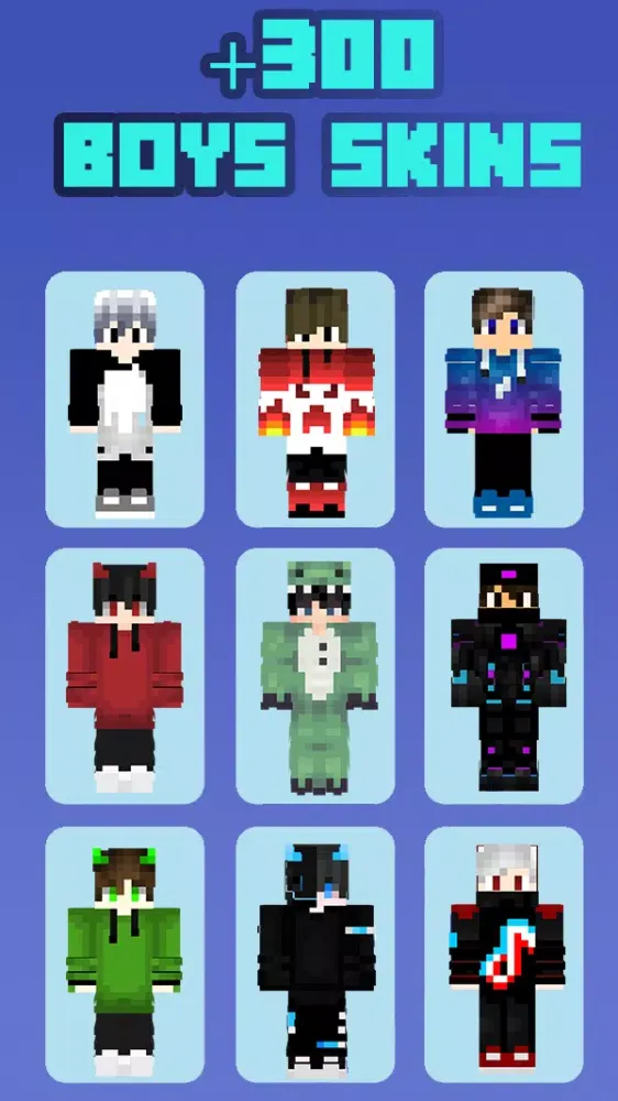 Boys Skins for Minecraft স্ক্রিনশট