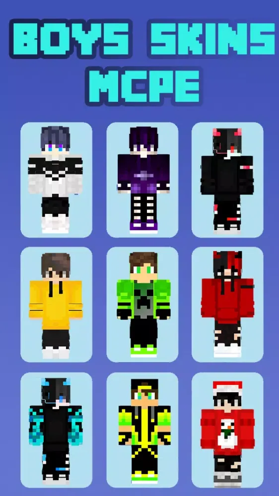 Boys Skins for Minecraft স্ক্রিনশট