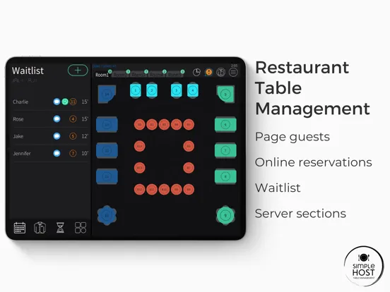 Tangkapan skrin Simple Host iPad 