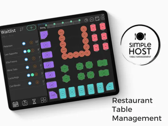Tangkapan skrin Simple Host iPad 