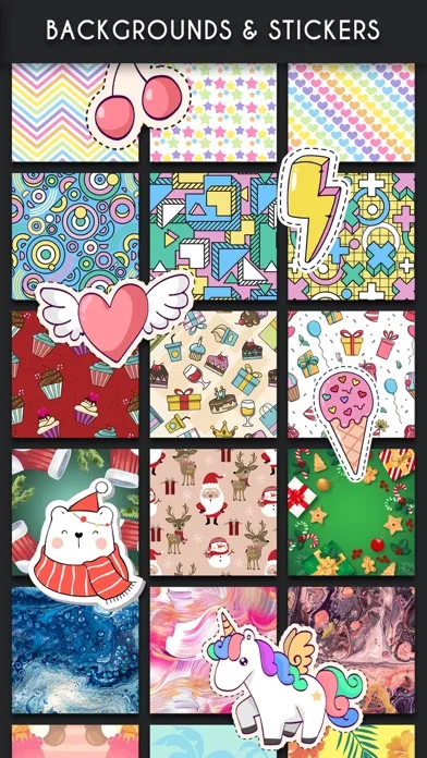 Tangkapan skrin Collage Art - Stickers