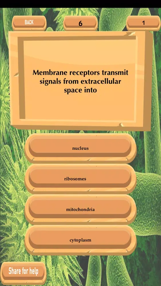 Ảnh chụp màn hình của MCQs of MCAT Biology