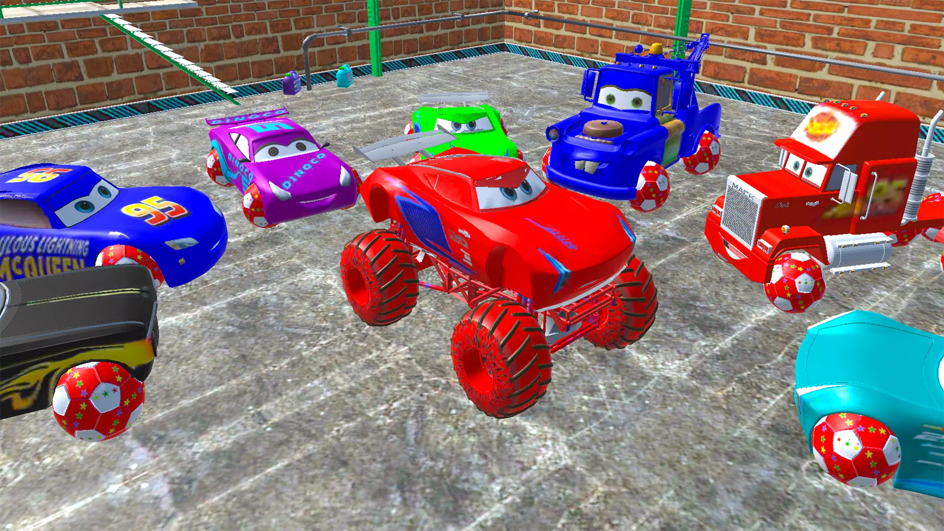 McQueen and Crazy Racing Cars Screenshots