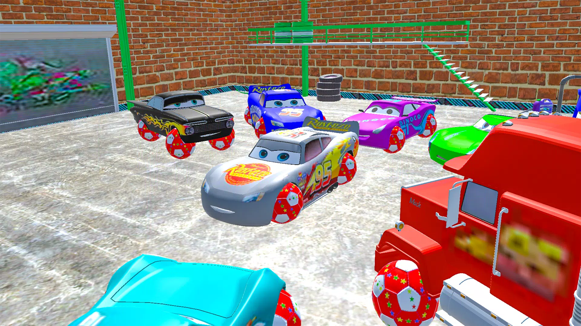 McQueen and Crazy Racing Cars Screenshots