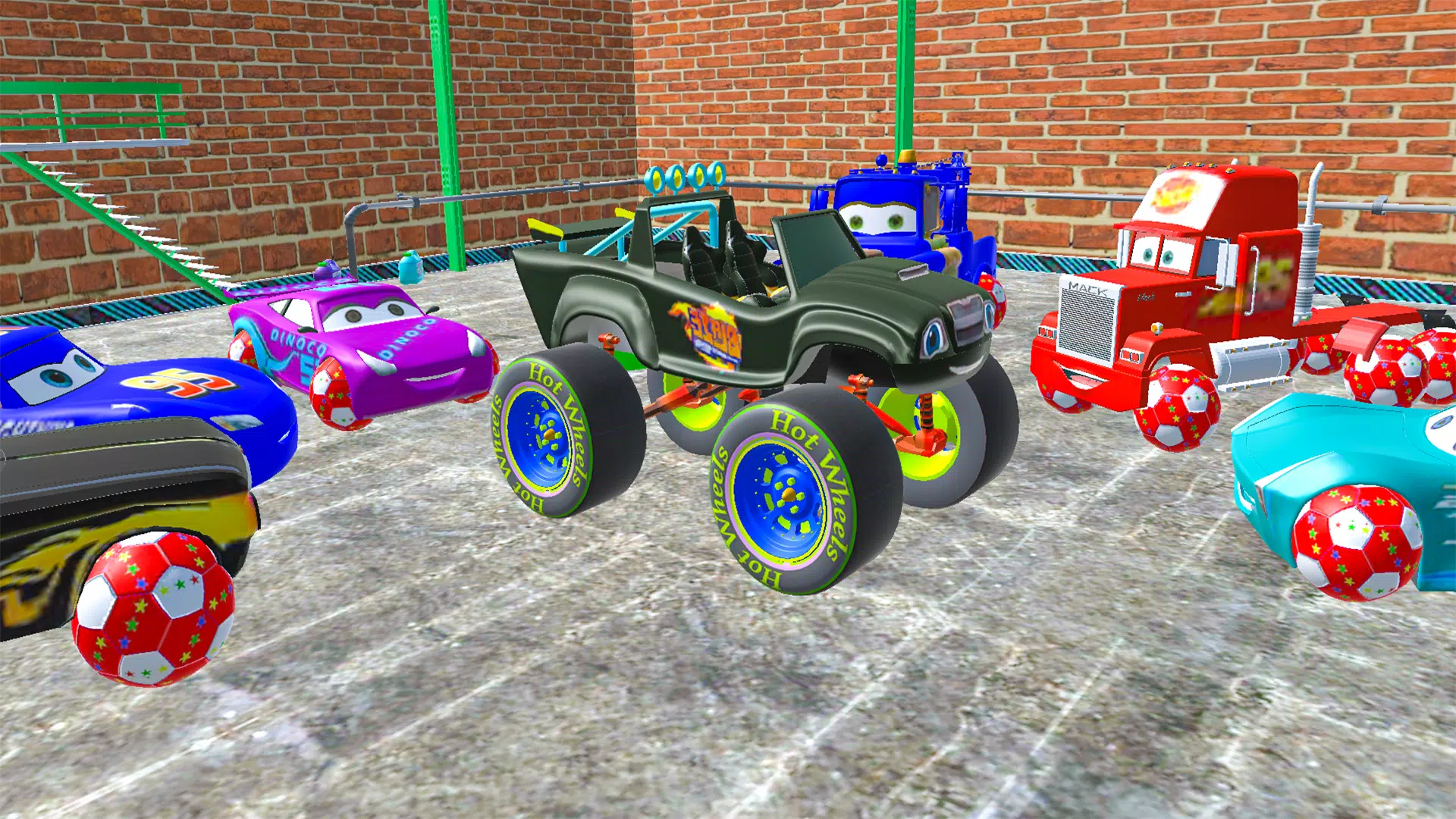 McQueen and Crazy Racing Cars Screenshots
