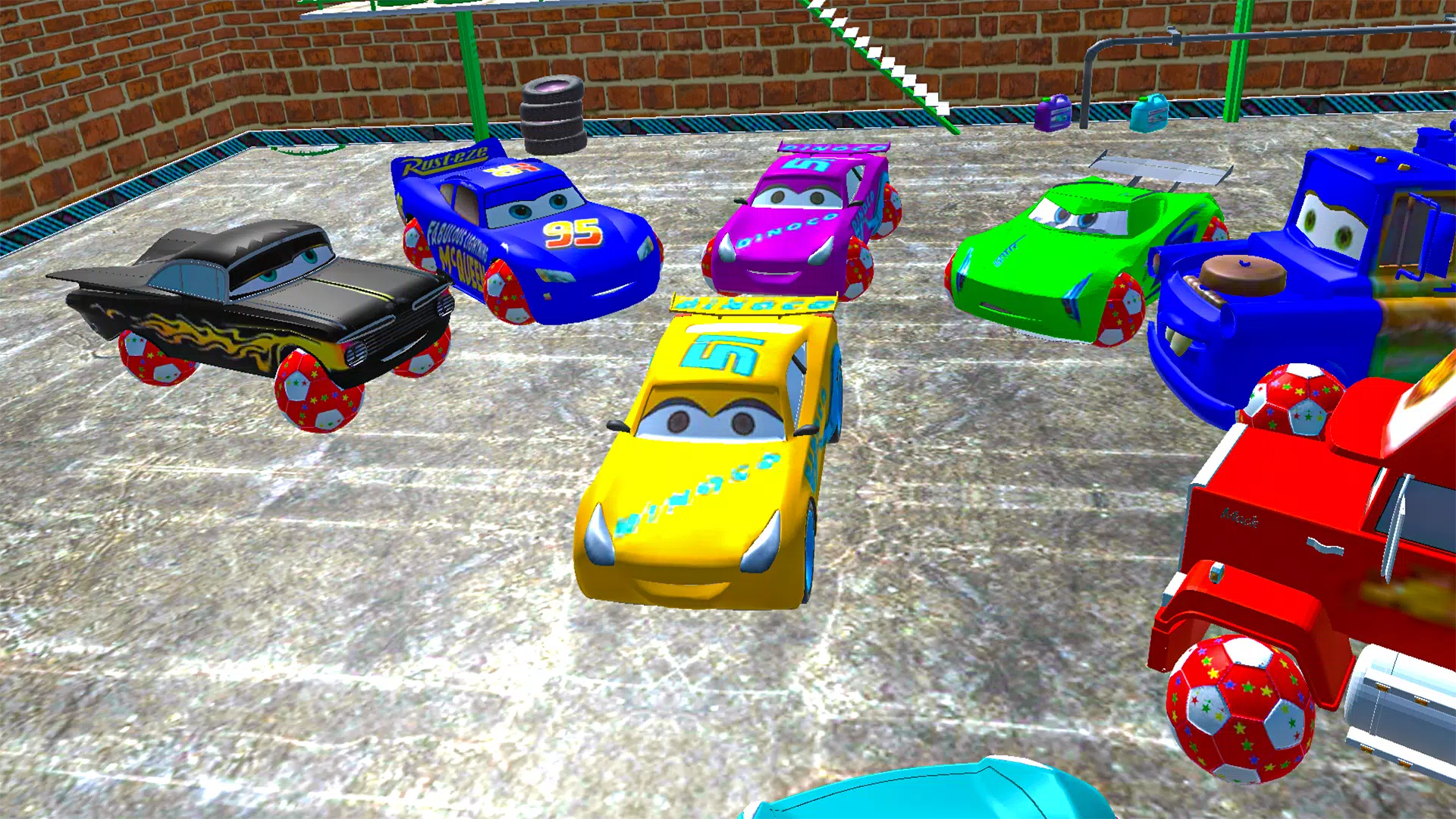 McQueen and Crazy Racing Cars Screenshots