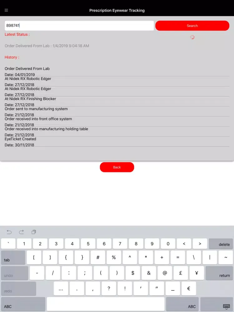 ภาพหน้าจอของ MCR Safety Europe App iPad 