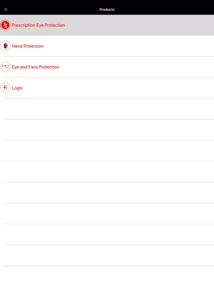 ภาพหน้าจอของ MCR Safety Europe App iPad 