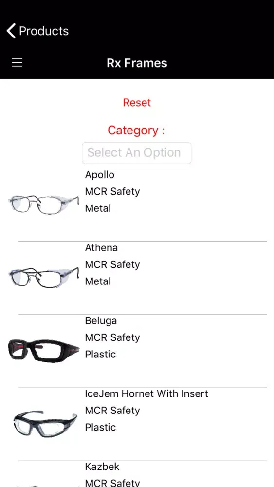 ภาพหน้าจอของ MCR Safety Europe App
