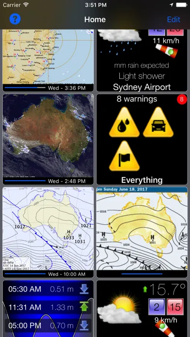 Oz Radar Weather Screenshots