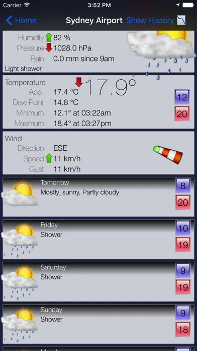 Oz Radar Weather Screenshots