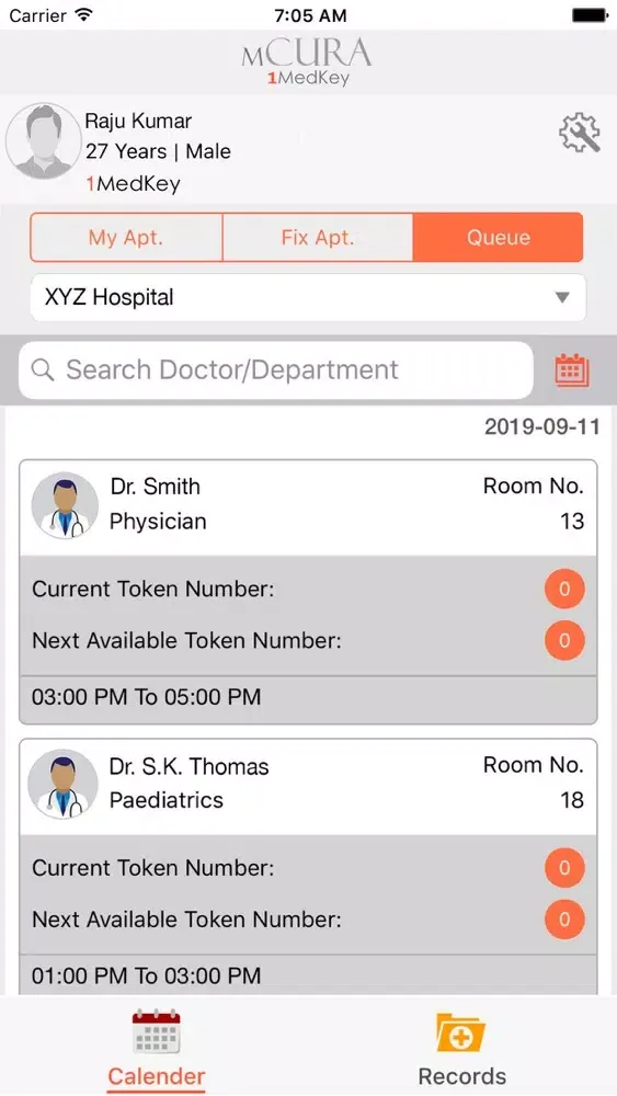 mCURA: 1MedKey Screenshots