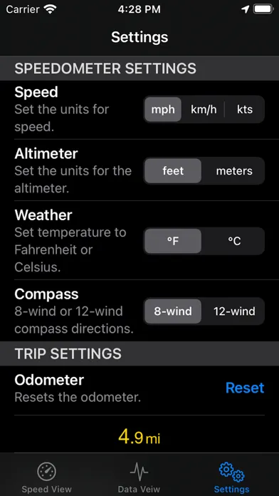 iSpeed Speedometer Screenshots