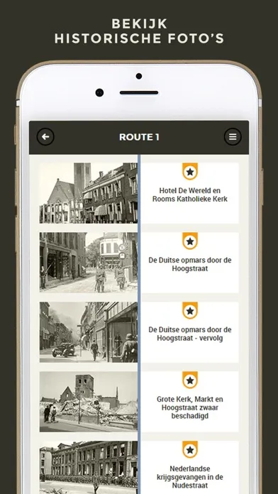 De slag om de Grebbeberg - Interactieve route Screenshots
