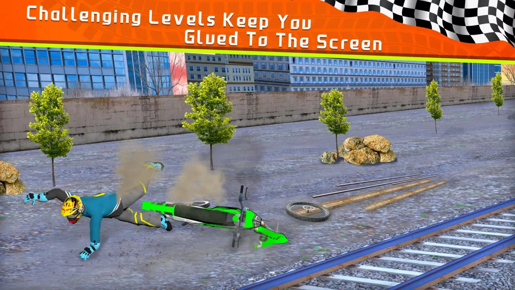 Train V/S Bike Race Challenge Screenshots