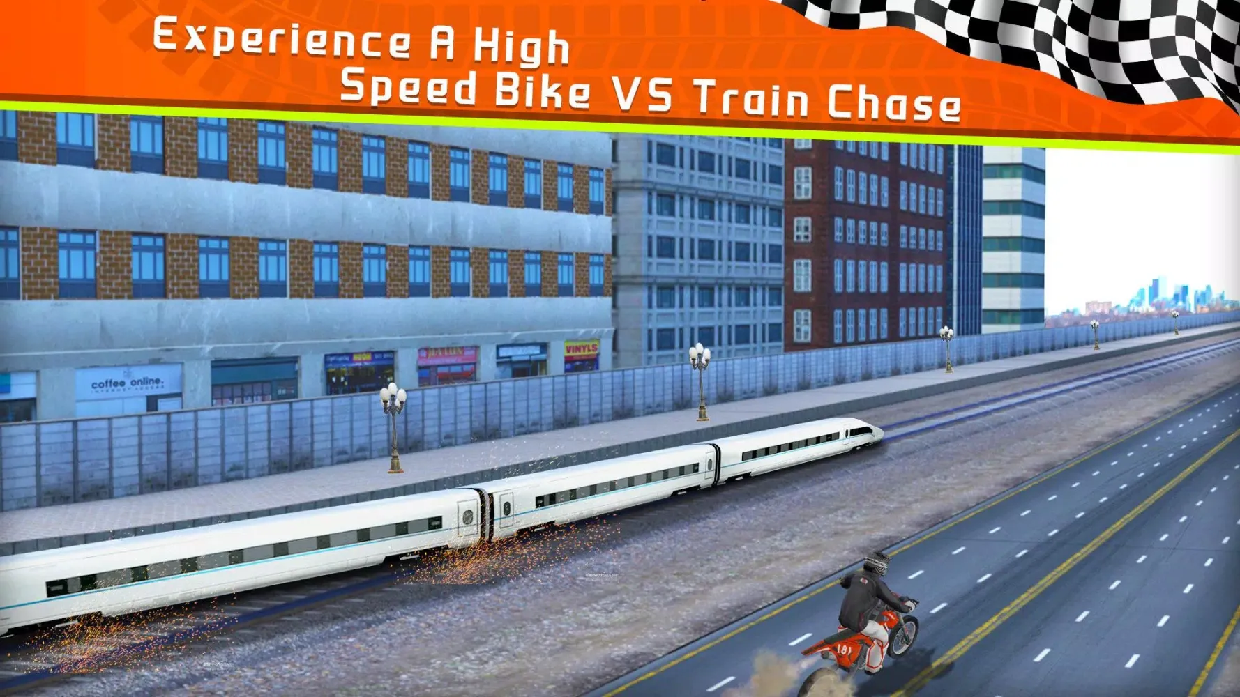 Train V/S Bike Race Challenge Screenshots