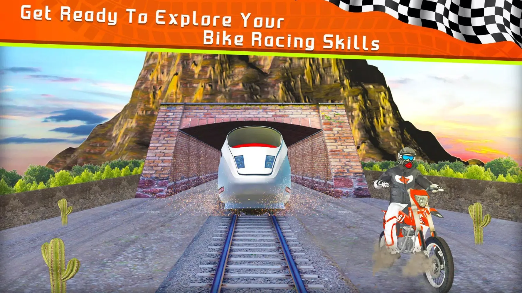 Train V/S Bike Race Challenge Screenshots