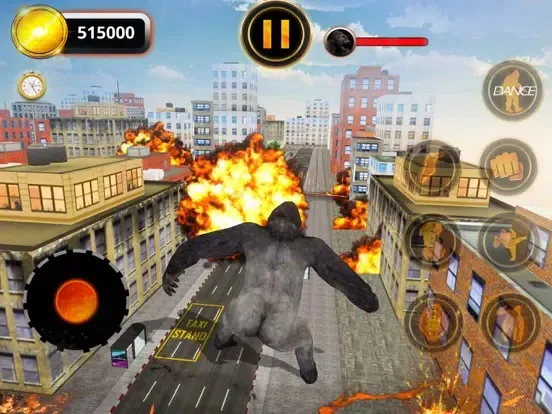 Capturas de pantalla de Gorilla Bigfoot Rampage Game iPad 