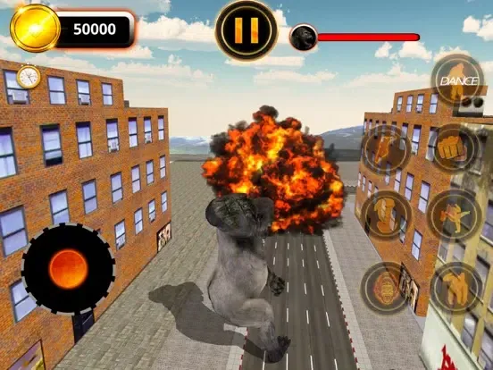 Capturas de pantalla de Gorilla Bigfoot Rampage Game iPad 
