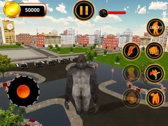 Capturas de pantalla de Gorilla Bigfoot Rampage Game iPad 