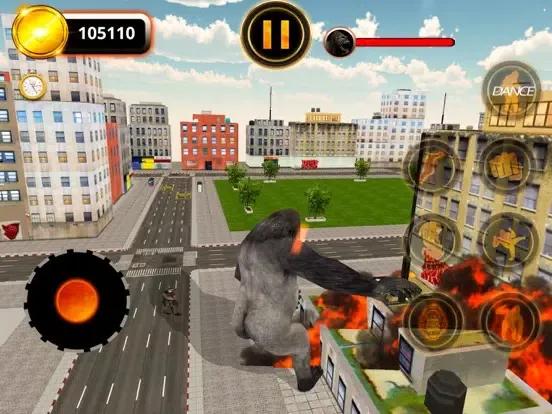 Capturas de pantalla de Gorilla Bigfoot Rampage Game iPad 