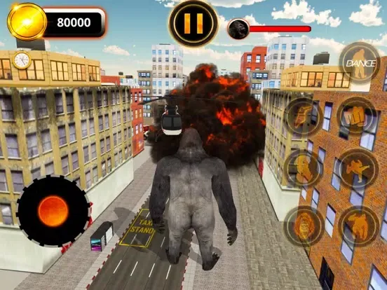 Capturas de pantalla de Gorilla Bigfoot Rampage Game iPad 