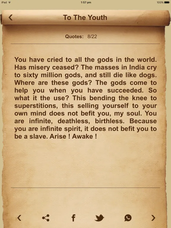 صور Voice Of Swami Vivekananda Quotes voot Collections iPad 