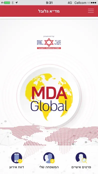 Capturas de tela do Mda Global