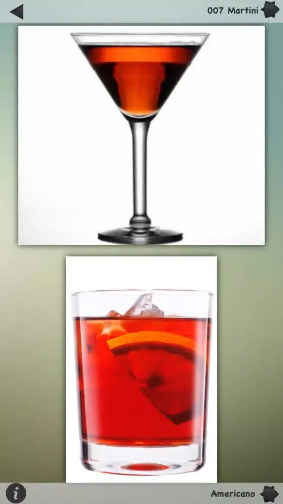 Screenshot di Cocktails Guide