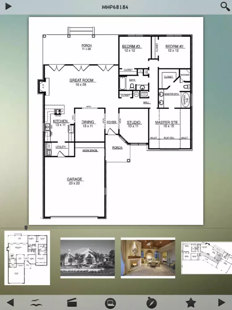 Скриншоты Mission House Plans Guide iPad 