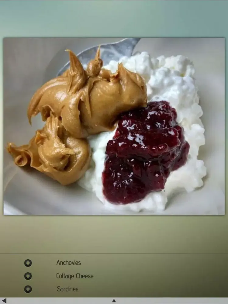 Tangkapan layar High-Protein Foods Guide iPad 