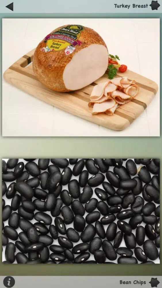Tangkapan layar High-Protein Foods Guide